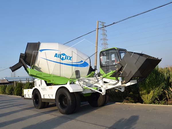 Self Loading Concrete Mixer