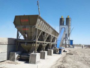 Стационарный бетонный завод 90 м3/ч в Узбекистане