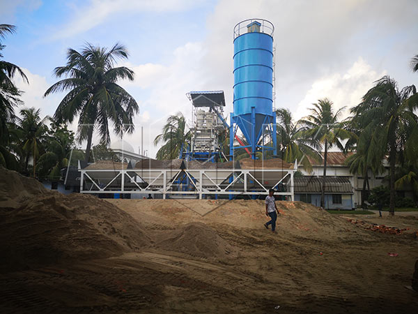 Бангладеш: стационраный бетонный завод 50 м3/ч