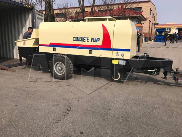 Бетононасос 90 м3/ч был отправлен в Южную Корею