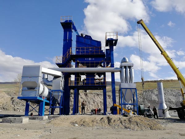Установка асфальтобетонного завода в Кыргызстане